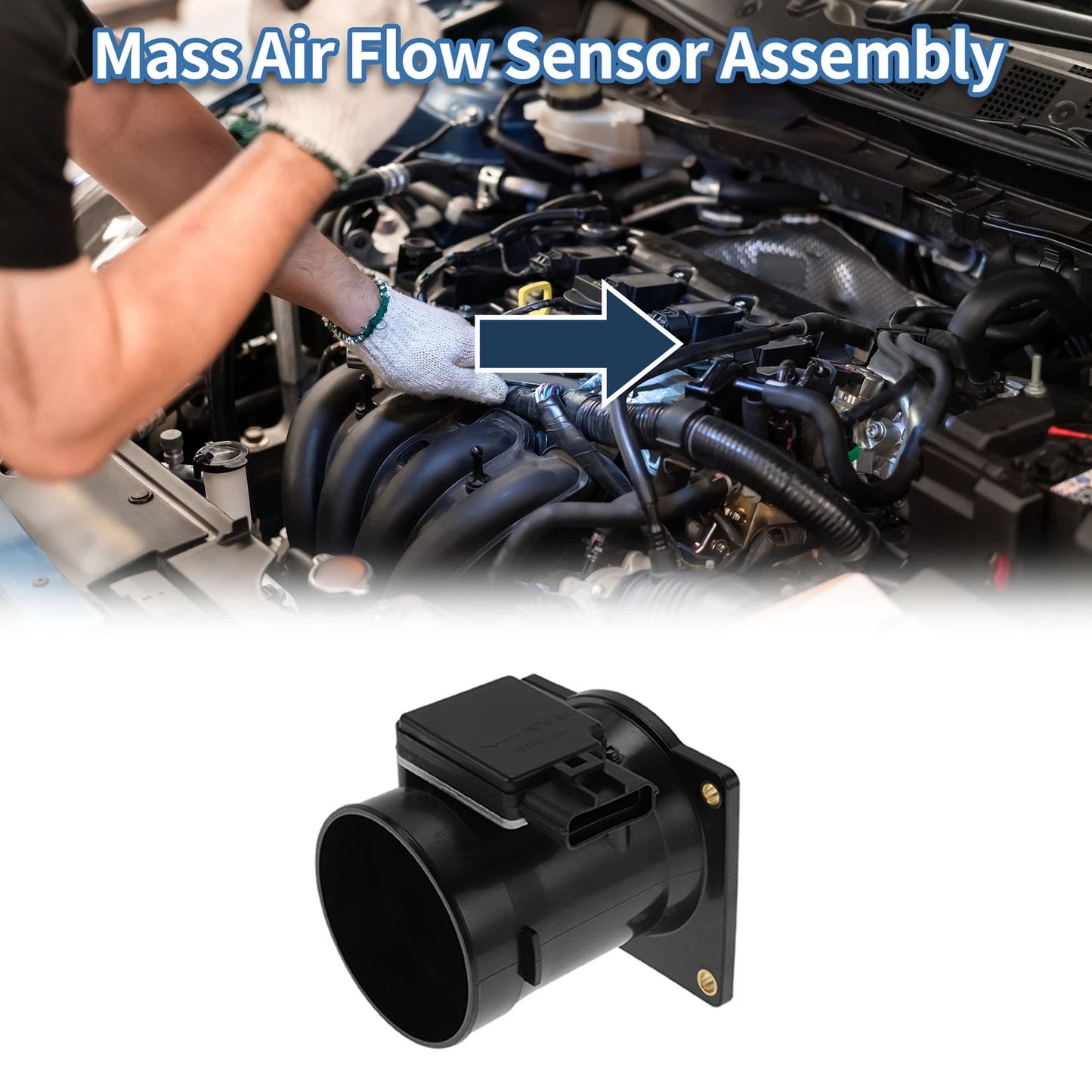 Mass Air Flow Sensor Assembly No.749526 for Ford Aerostar (1996–1997)
