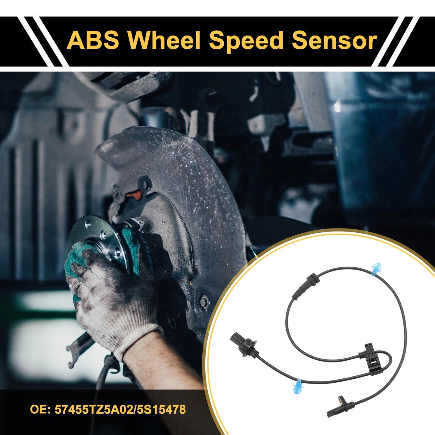 ABS Wheel Speed Sensor No. 57455TZ5A02/5S15478 for Honda Pilot (2016–2020)
