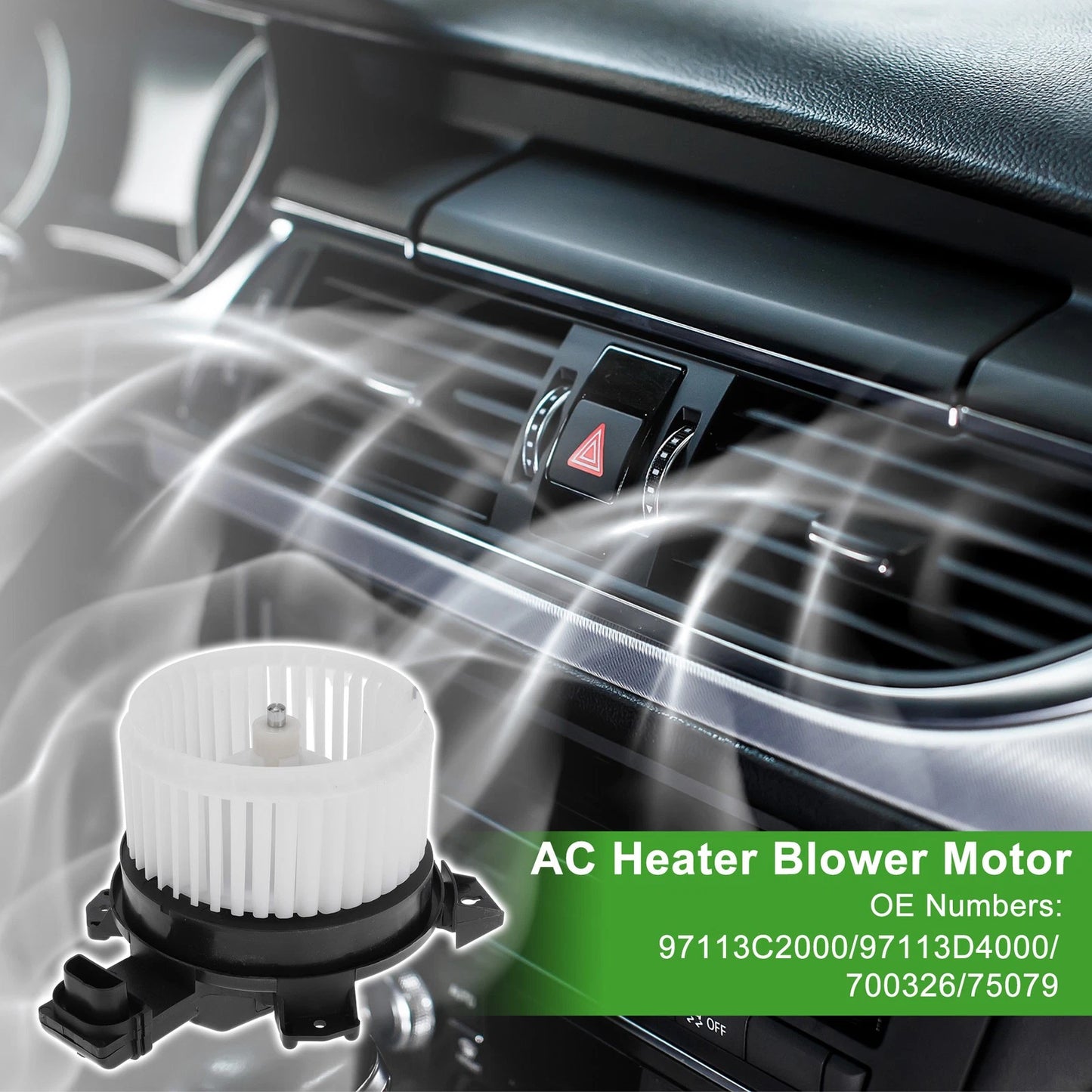 HVAC Blower Motor Assembly for Hyundai Sonata (2015–2019) No. 97113C2000