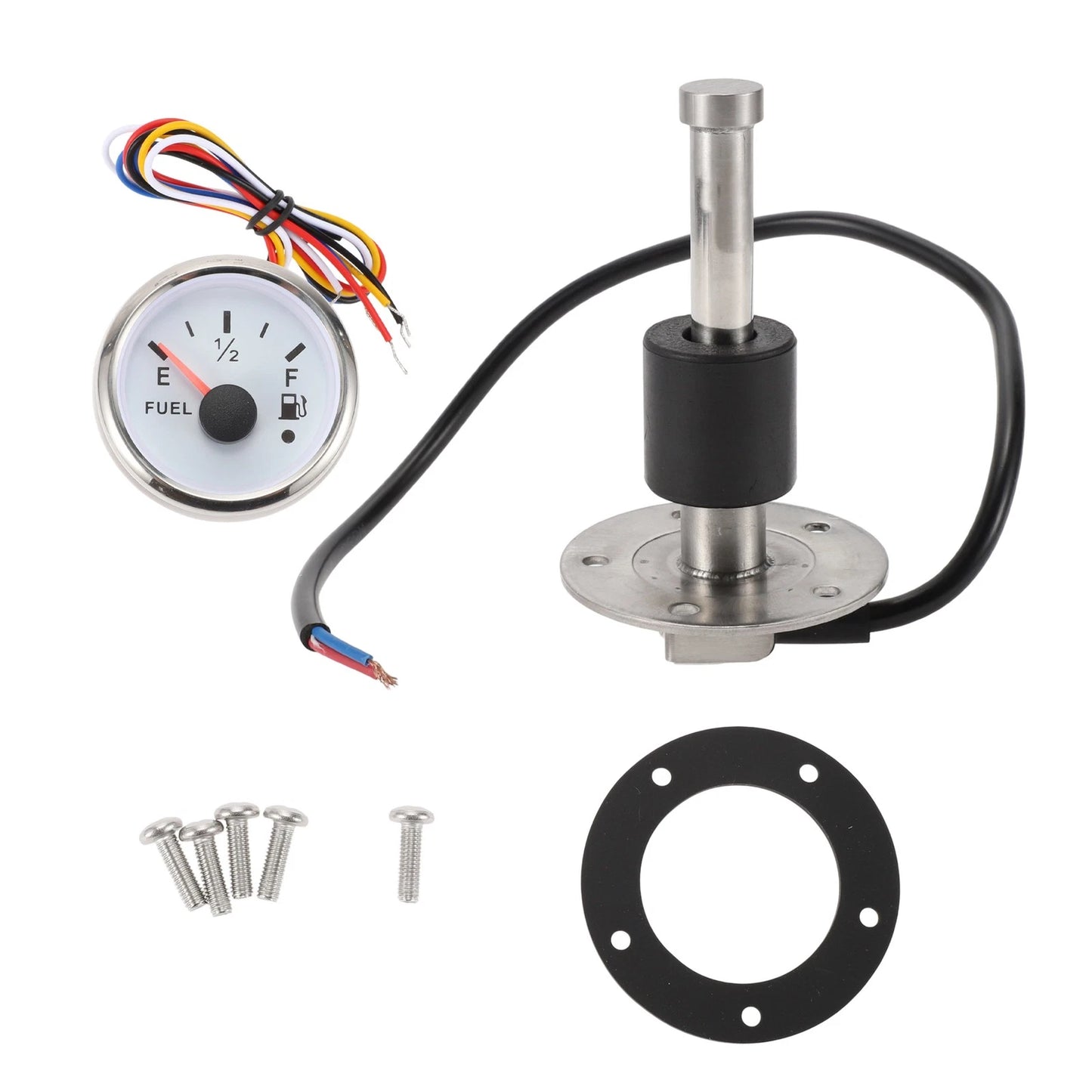 Fuel Sending Unit and Gauge Kit 240-33 Ohm 100mm for Boat Car