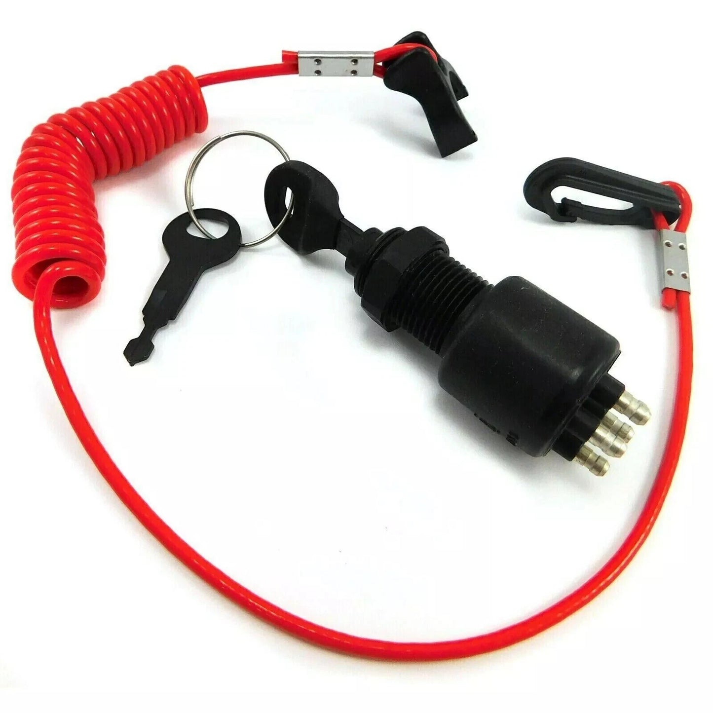 Ignition Key Switch & Lanyard for Johnson Evinrude (1996–Present)