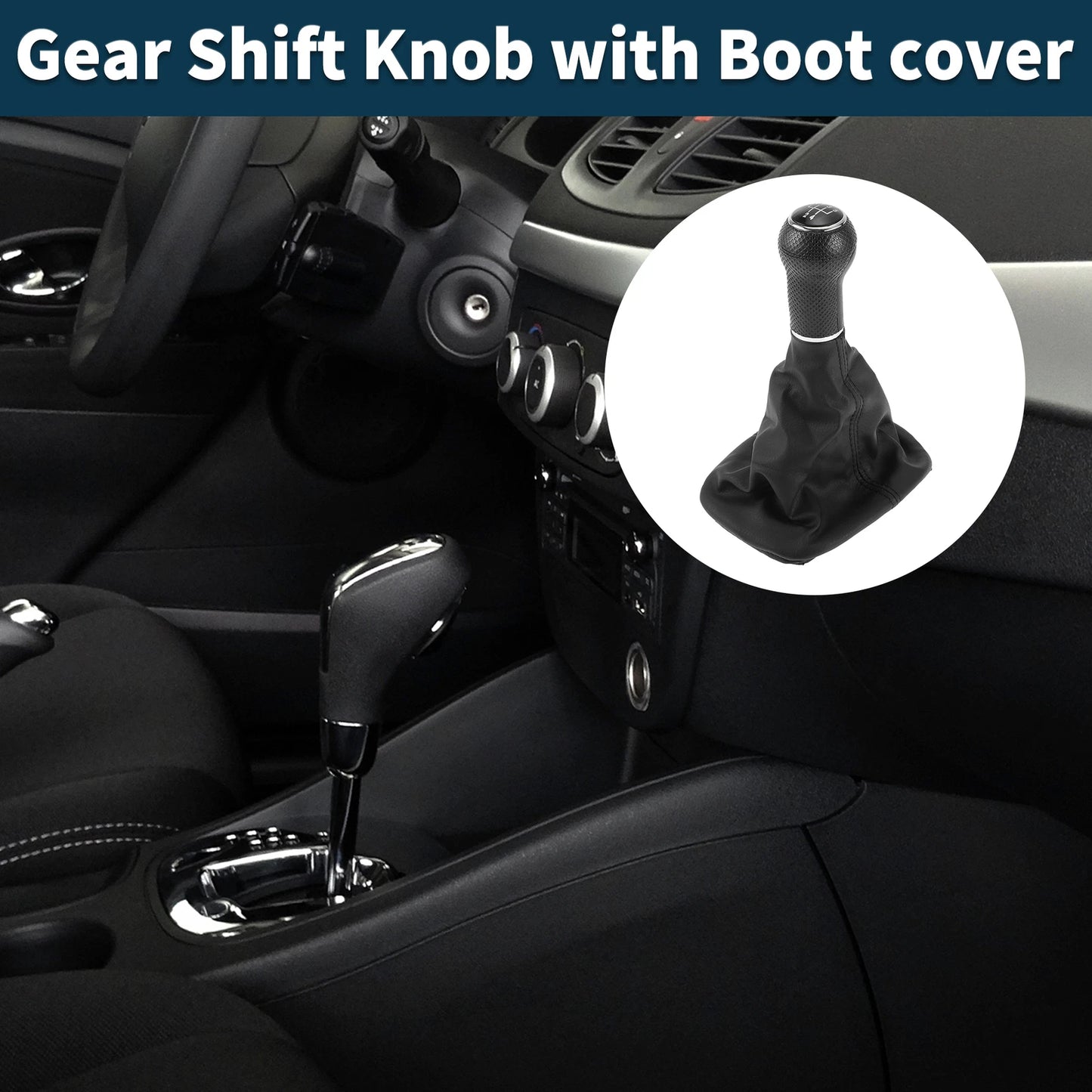 5 Speed Gear Shift Knob with Cover No. 1J0711113C for Volkswagen Golf (1997–2006)