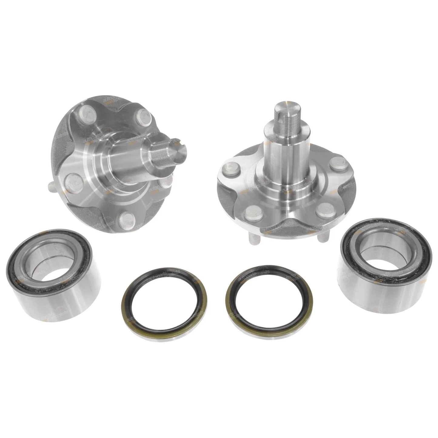 2 x Front Wheel Bearing Hubs for Toyota Hilux (2005–2019)