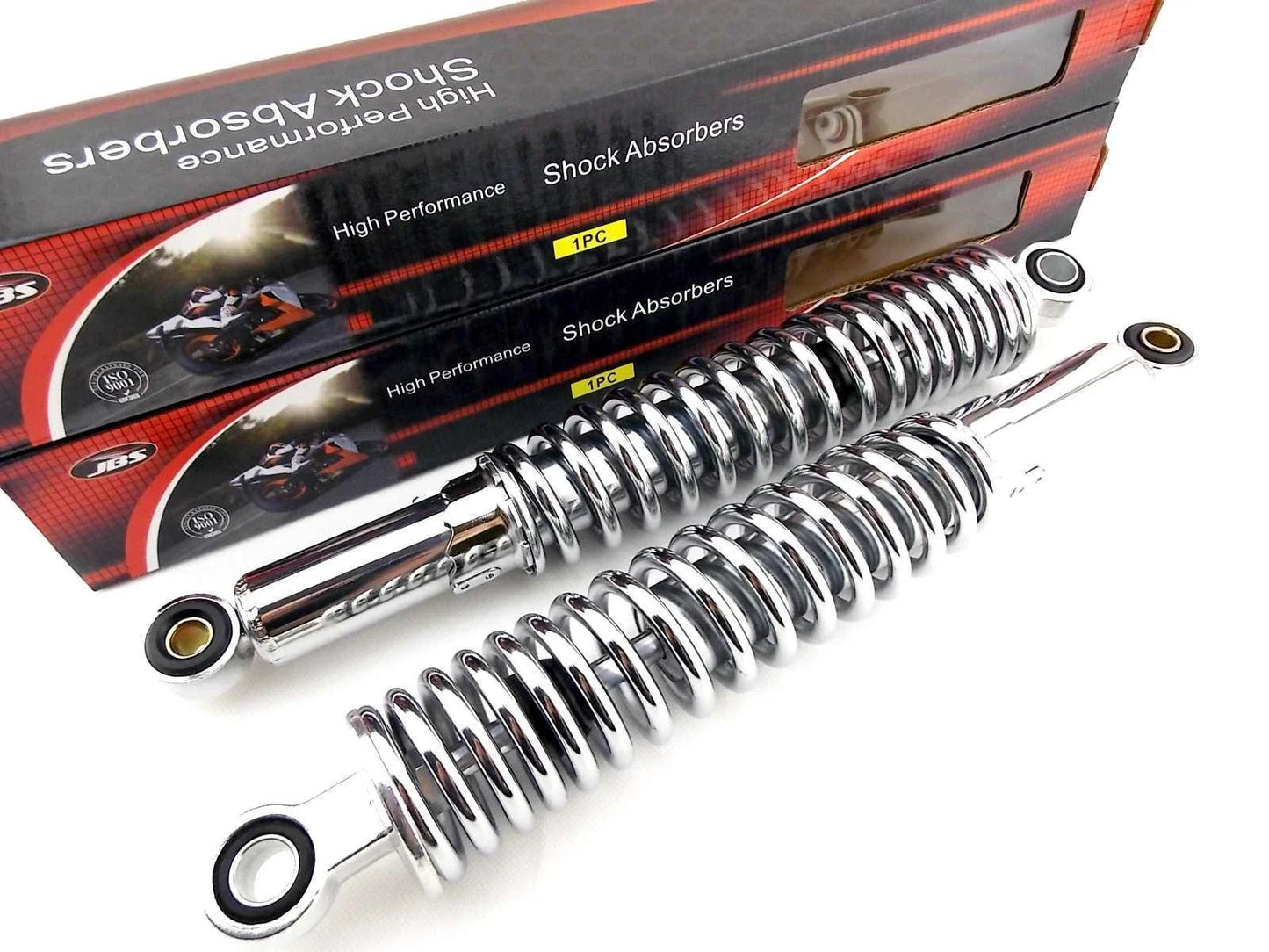 350mm Chrome Rear Shock Absorbers for Kawasaki Z1