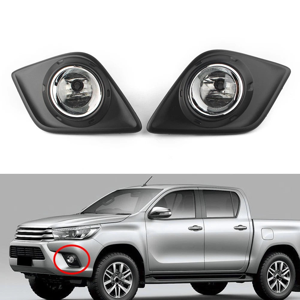 Pair Front Fog Light Grille Cover for Toyota Corolla (2007–2010)