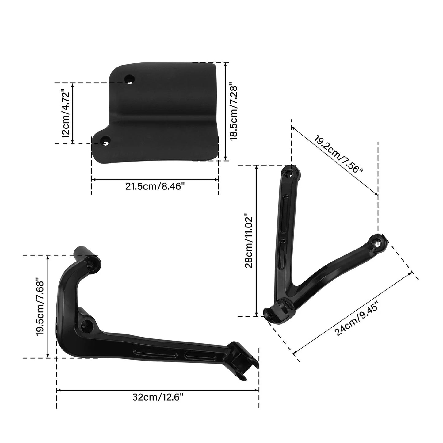 Passenger Footpegs & Heel Guard for Harley Sportster S RH1250S (2021-2025)