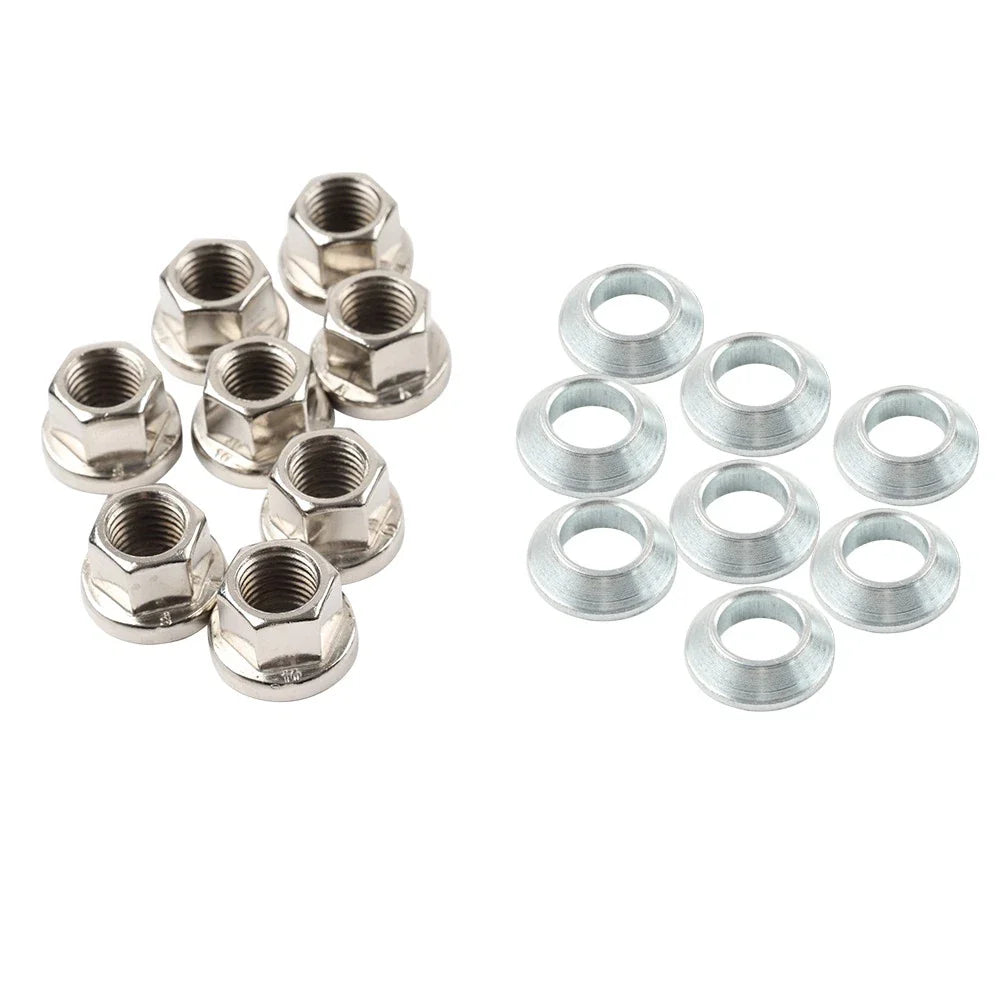 8 x Wheel Flange Lug Nut Kit M10-1.25 for Honda TRX450R ATV (2004-2009)