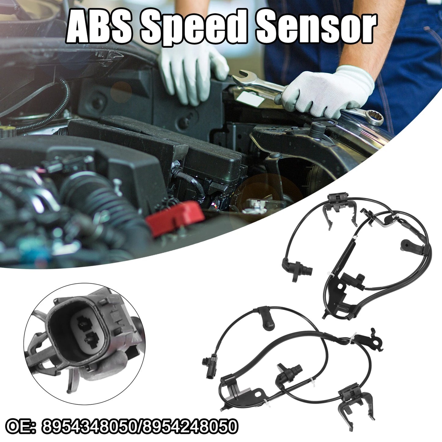 Set of 2 ABS Wheel Speed Sensors for Lexus RX350 (2007–2015) No. 8954348050/8954248050