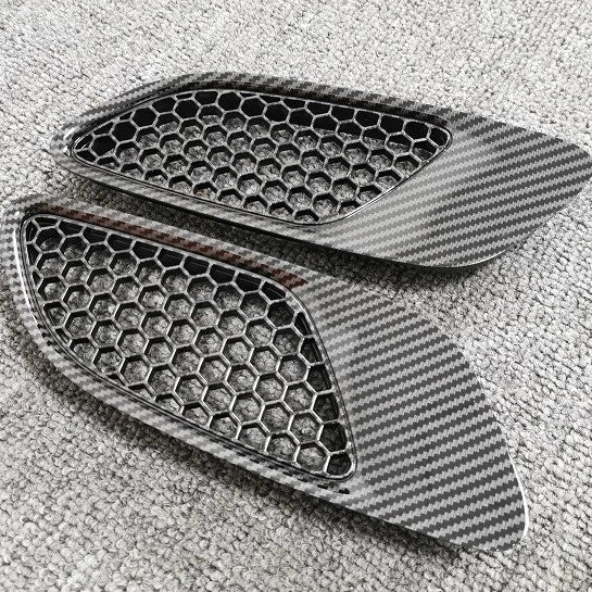 2 x Bonnet Vent Hood Carbon Fiber M3 Type for BMW E90 E91 E92 E93 (2005–2013)