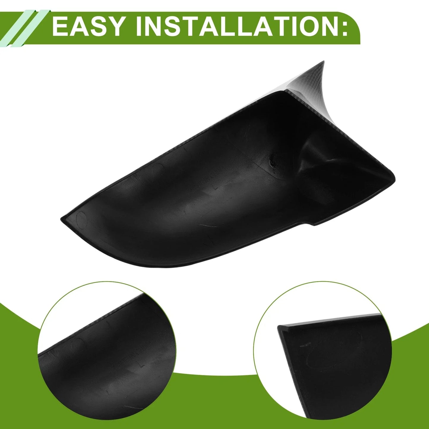 Mirror Cover Cap Replacement for BMW 5 Series F10/F11/F18 (2014-2018)