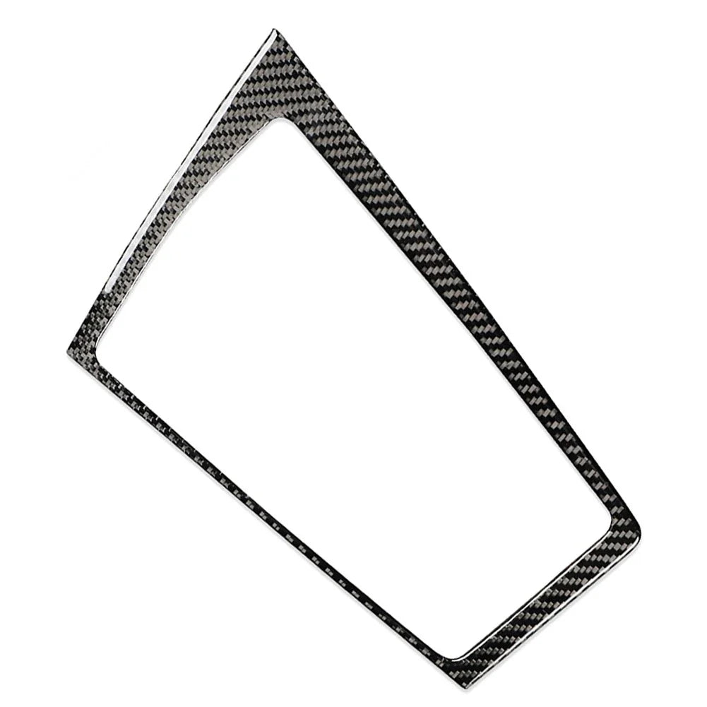 Black Gear Shift Panel Frame Cover Trim for Volkswagen Golf 8 MK8 (2021-2023)