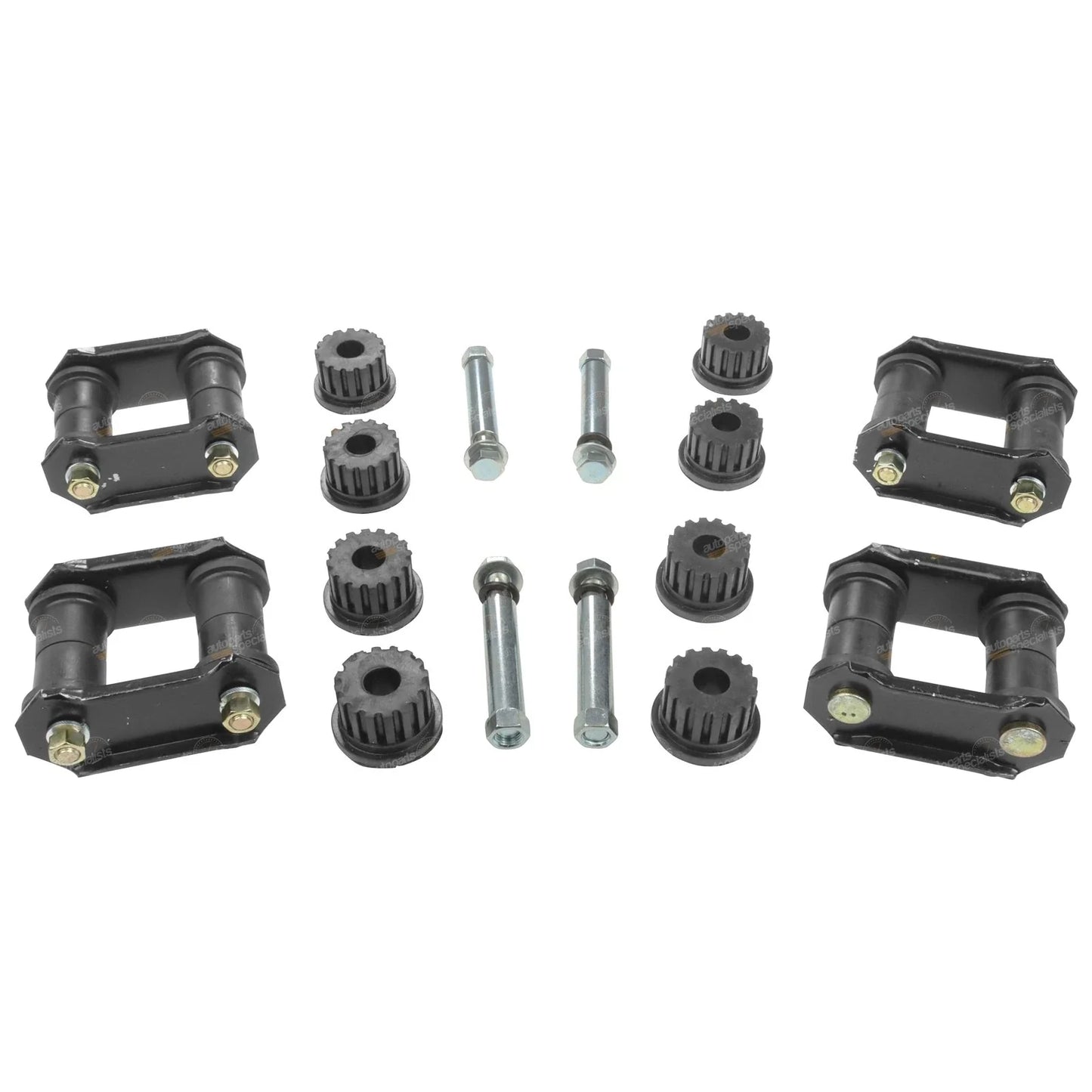 Full Leaf Spring Shackle + Rubber Bush Kit for Sierra LJ/SJ/SJ410/SJ413/MG410