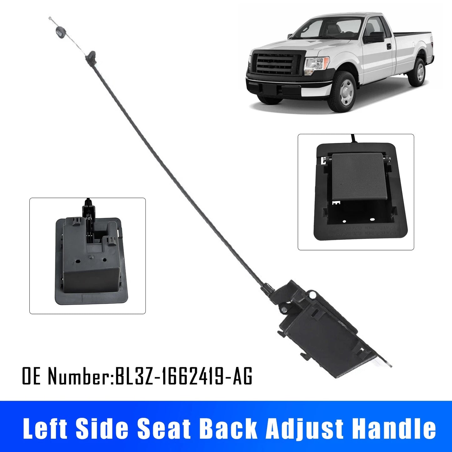 Side Mirror Glass Lens & Bracket Clip for Honda
