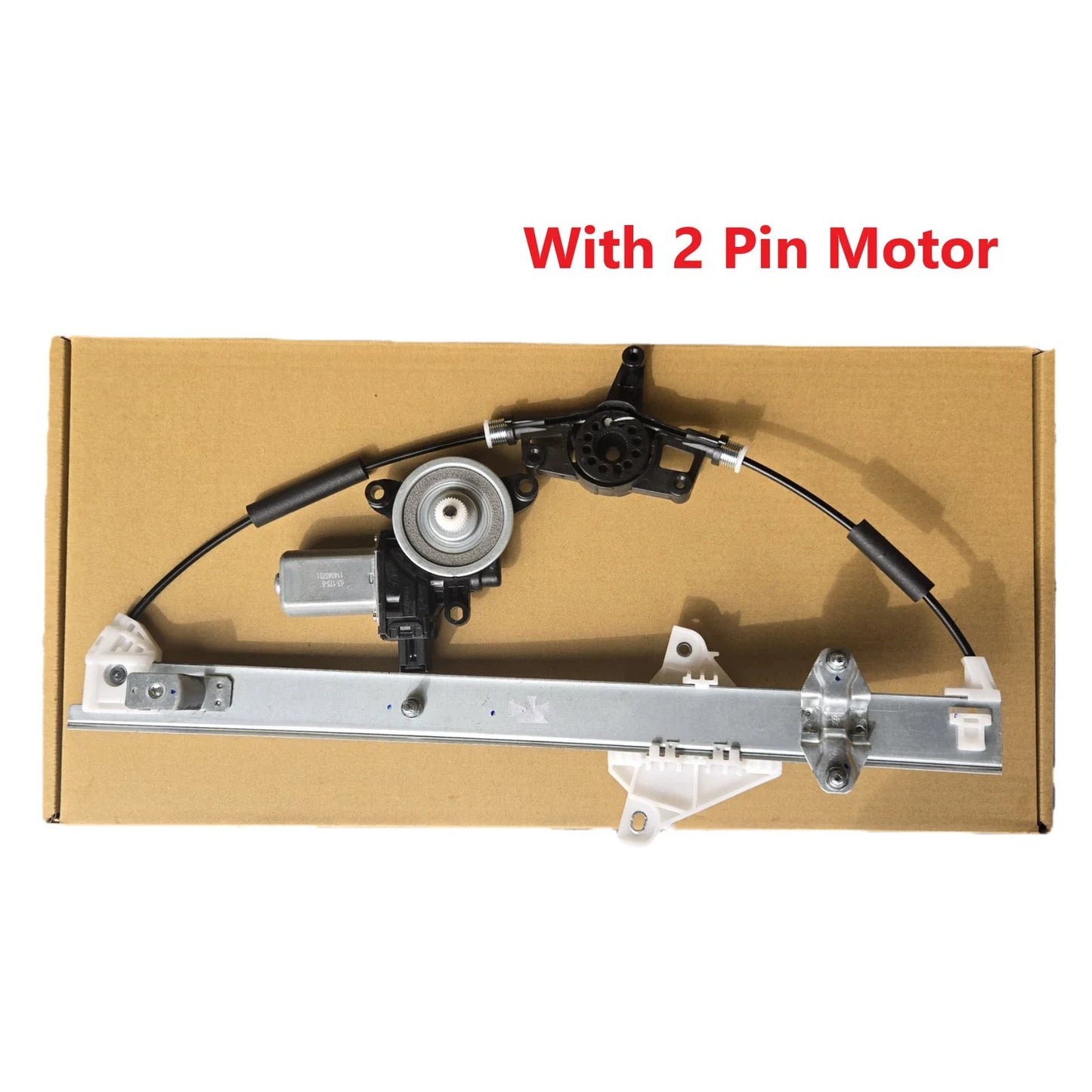 Front Left Electric Window Regulator W/ 2 Pin Motor for Mazda 2 (2014–2024)
