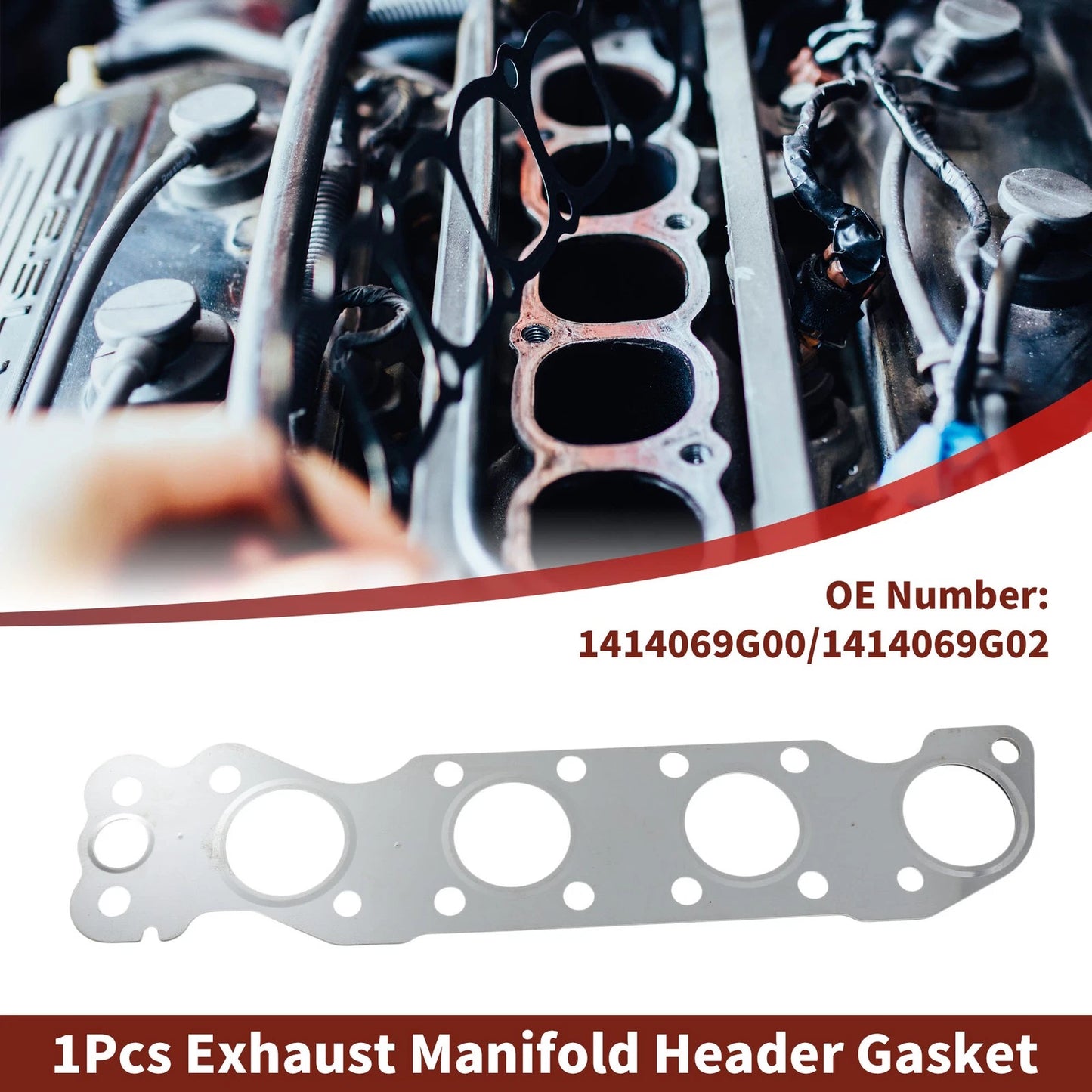 Exhaust Manifold Header Gasket for Suzuki Ignis (2000–2025) No. 1414069G00