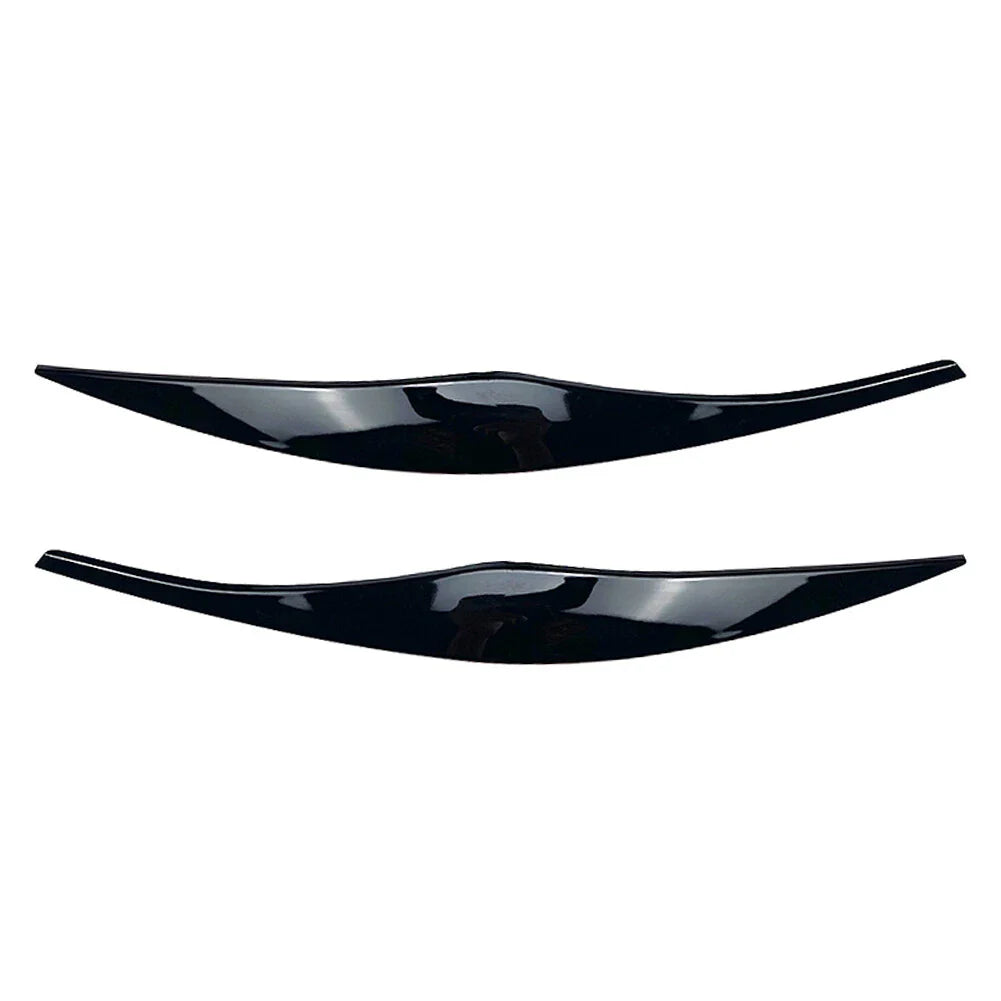 Headlight Eyelid Cover Bright Black for BMW 3 Series E90 E91 (2006-2011)