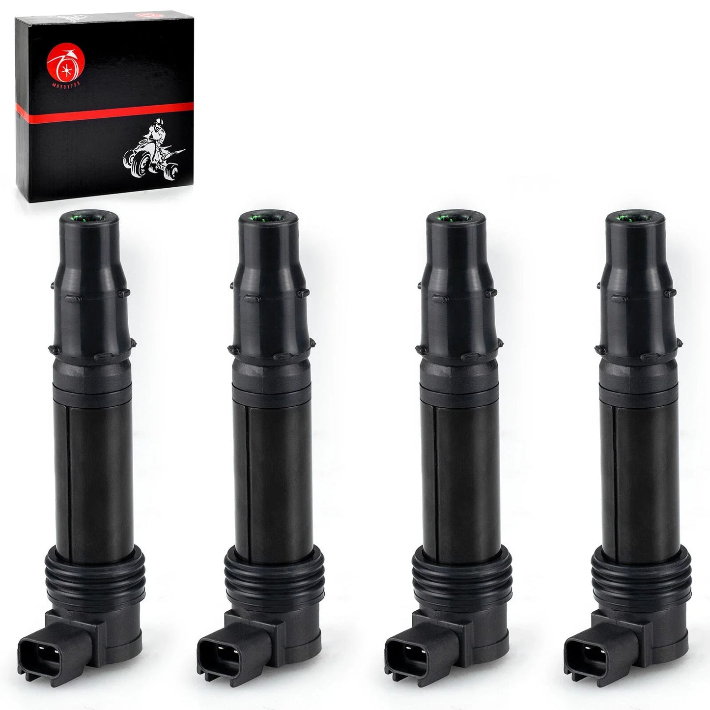 4pcs Ignition Coils for Kawasaki Ninja ZX600 ZX-6RR ZX-6R (2003–2018)