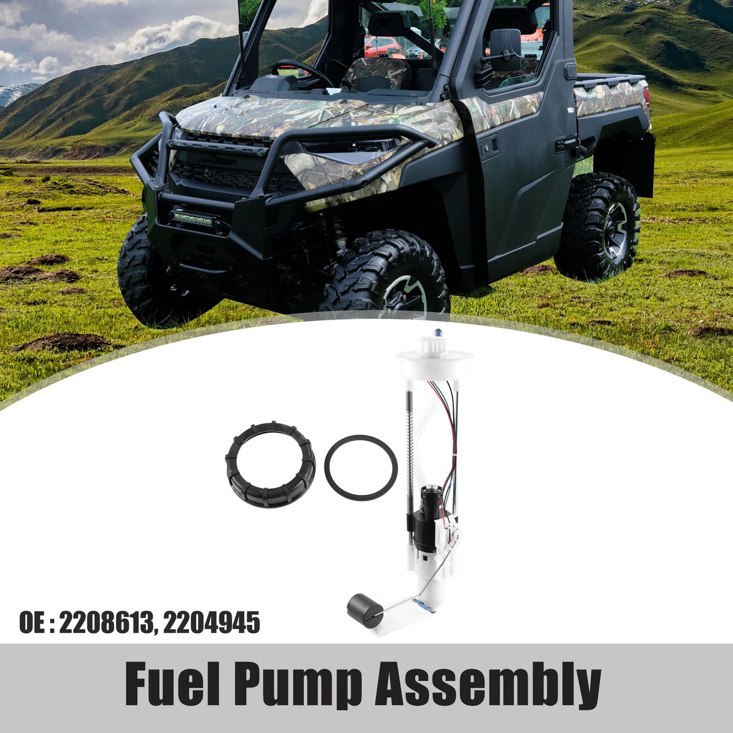 Electric Fuel Pump Assembly 2208613 for Polaris M1400 (Plastic Metal)