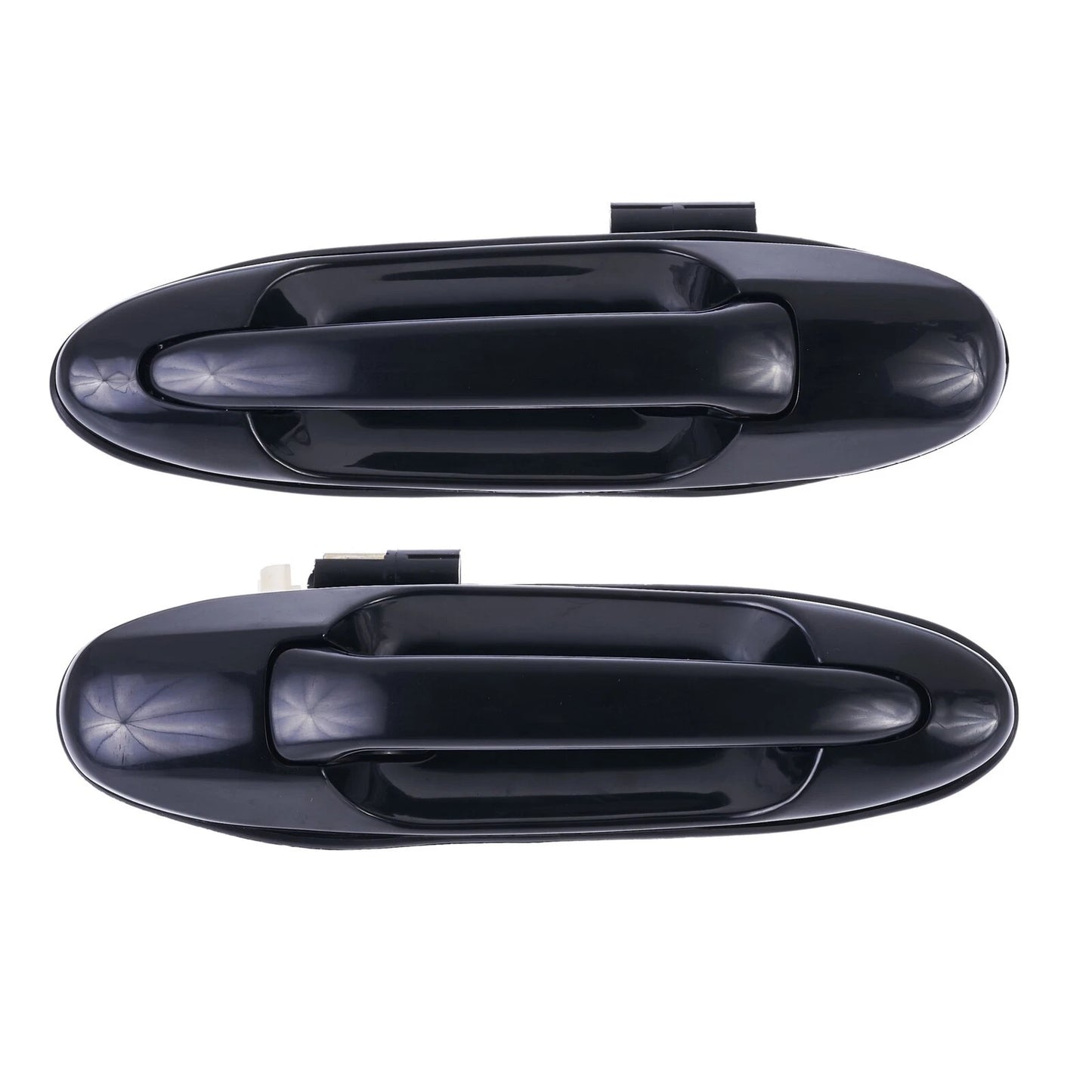 Set of 2 Outer Door Handles for Toyota Landcruiser 100 (1998–2007) Black