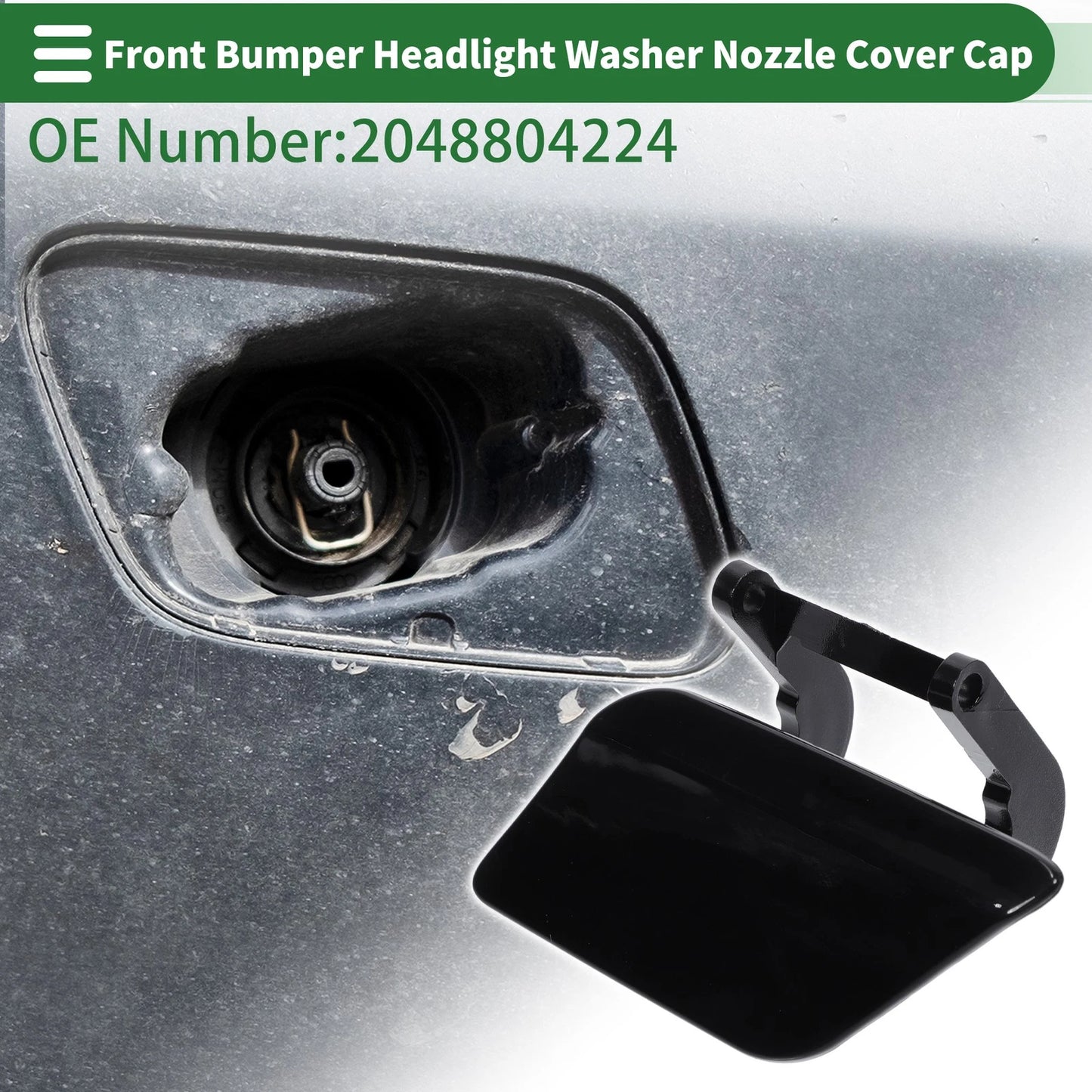 Headlight Washer Nozzle Cover Cap for Mercedes-Benz (2008–2015)
