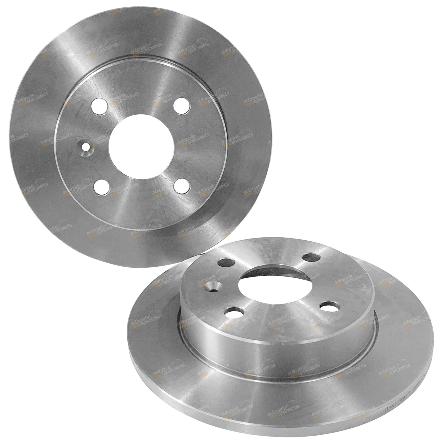 2 Rear Disc Brake Rotors for Holden Astra TS (1998–2006)