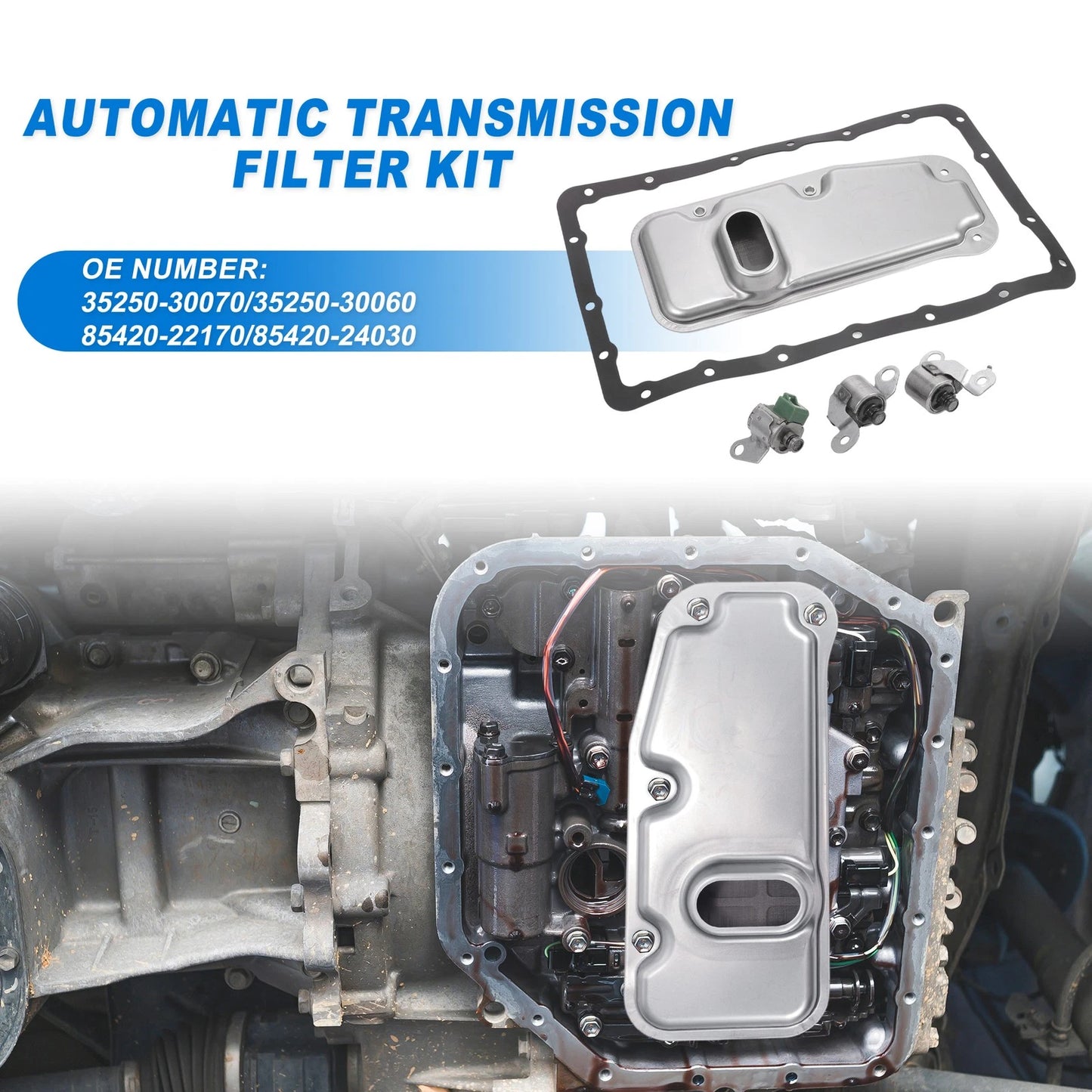 Transmission Shift Solenoid TCC Lockup Filter for Toyota (No. 35250-30070)