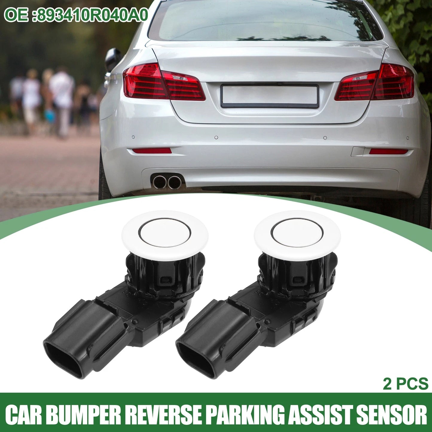 2X Car Bumper Reverse Parking Sensor for Toyota Sequoia (2008–2022) No. 893410R040A0