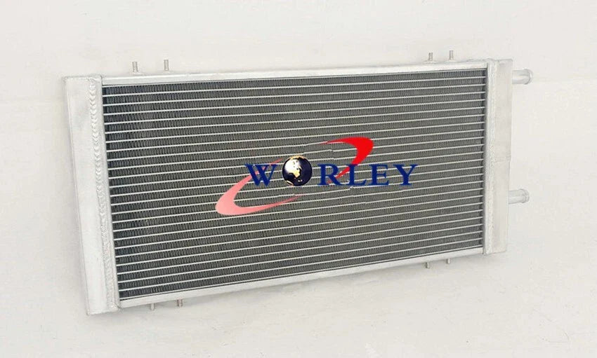 Universal Aluminum Radiator Air to Water Intercooler Heat Exchanger Silver