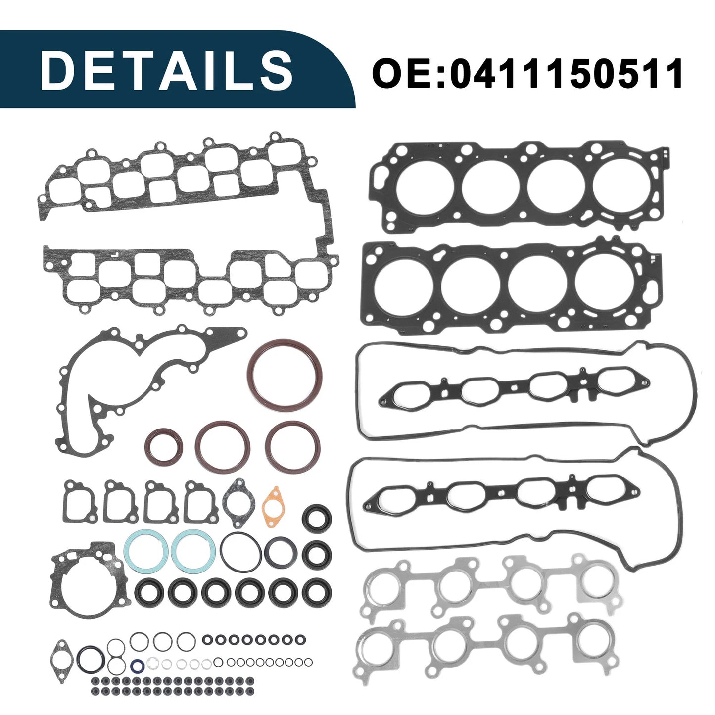 Cylinder Head Gasket Kit No.0411150511 for Toyota 3UZ
