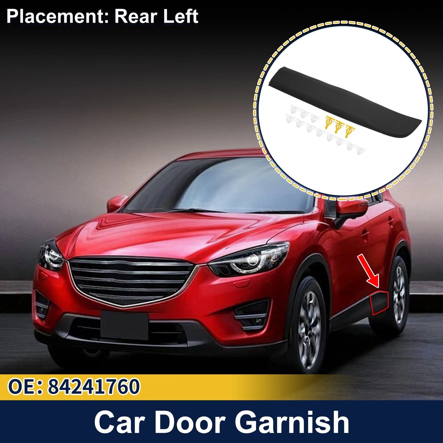 Door Side Lower Trim Garnish No. 84241760 for Chevrolet Traverse (2018–2023)