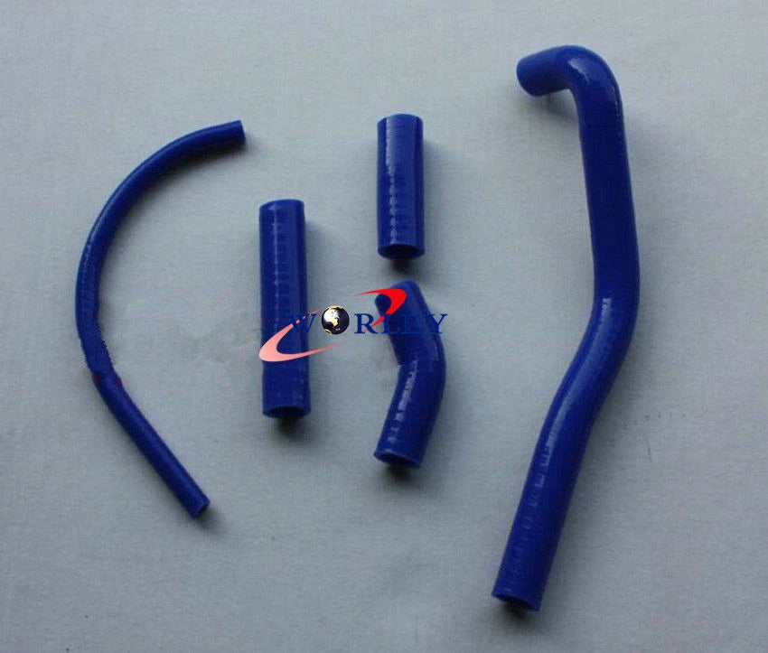 Silicone Radiator Hose for Kawasaki KX500 (1988–2004) - Blue