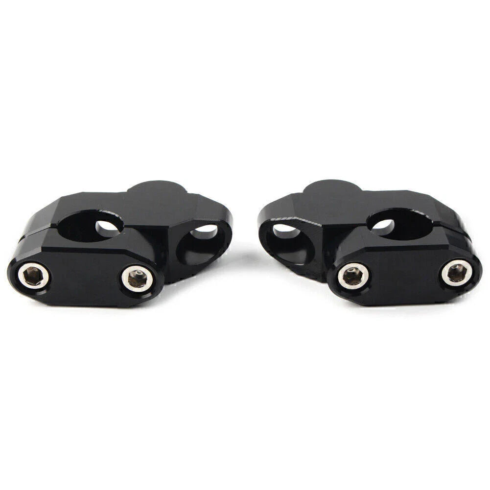 Black Handlebar Bar Extension Riser for Motorcycle