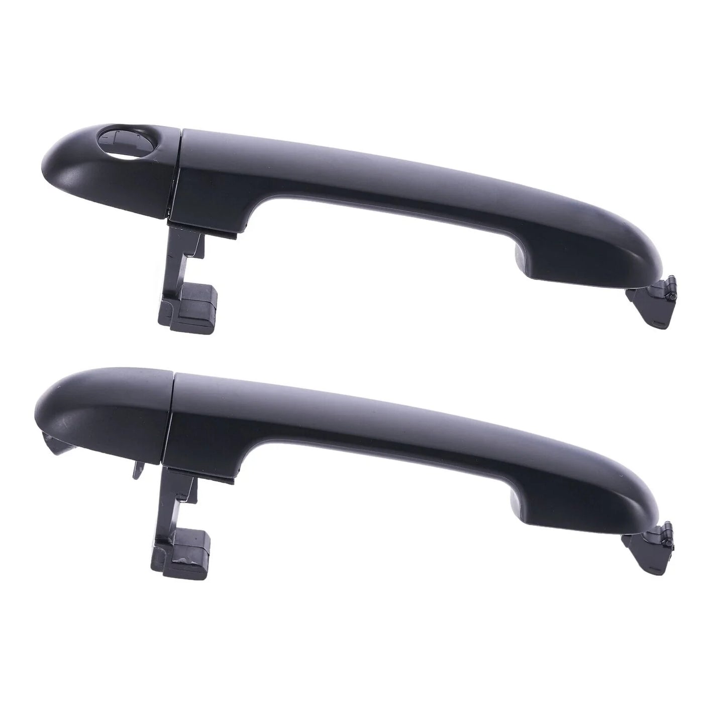 Set of 2 Front Left/Right Exterior Door Handles Black for Hyundai i30 (2007–2012)