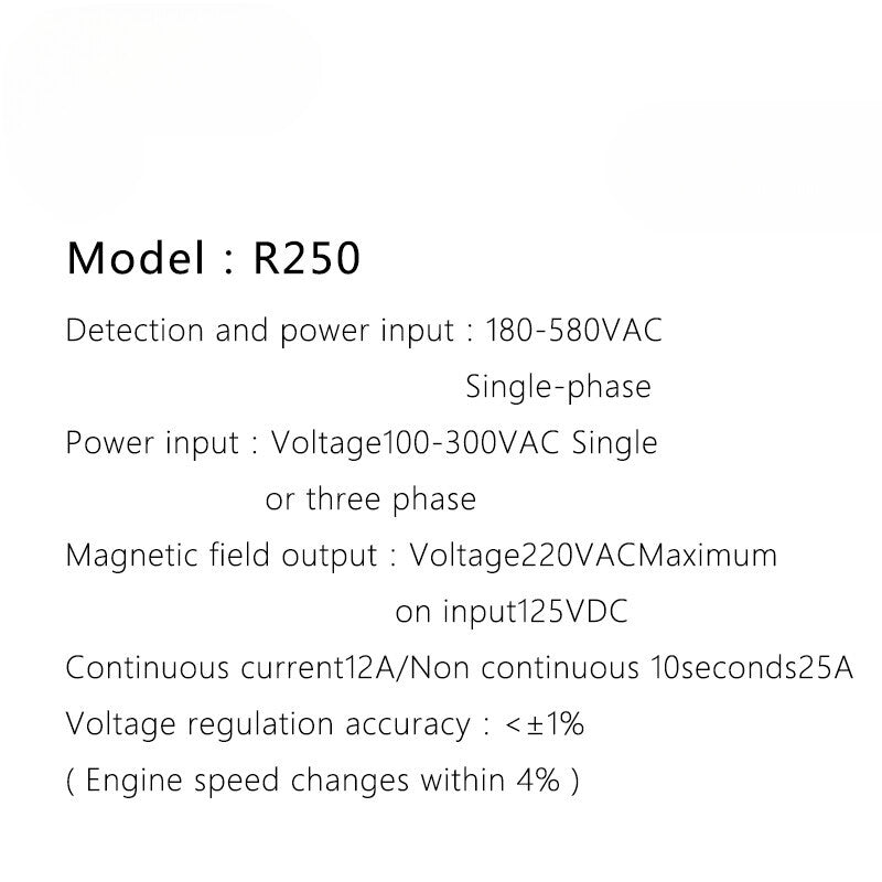 Automatic Voltage Regulator for Leroy Somer FG Wilson