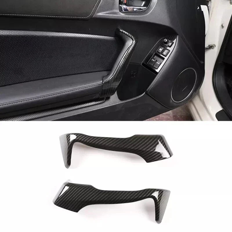 6Pcs Carbon Fiber Interior Trim Cover Toyota GT86 Scion FR-S Subaru BRZ