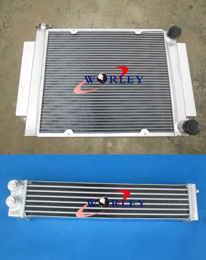 Aluminum Radiator and Oil Cooler for Mazda RX2 RX3 RX4 RX5 RX7 (1970–1985)