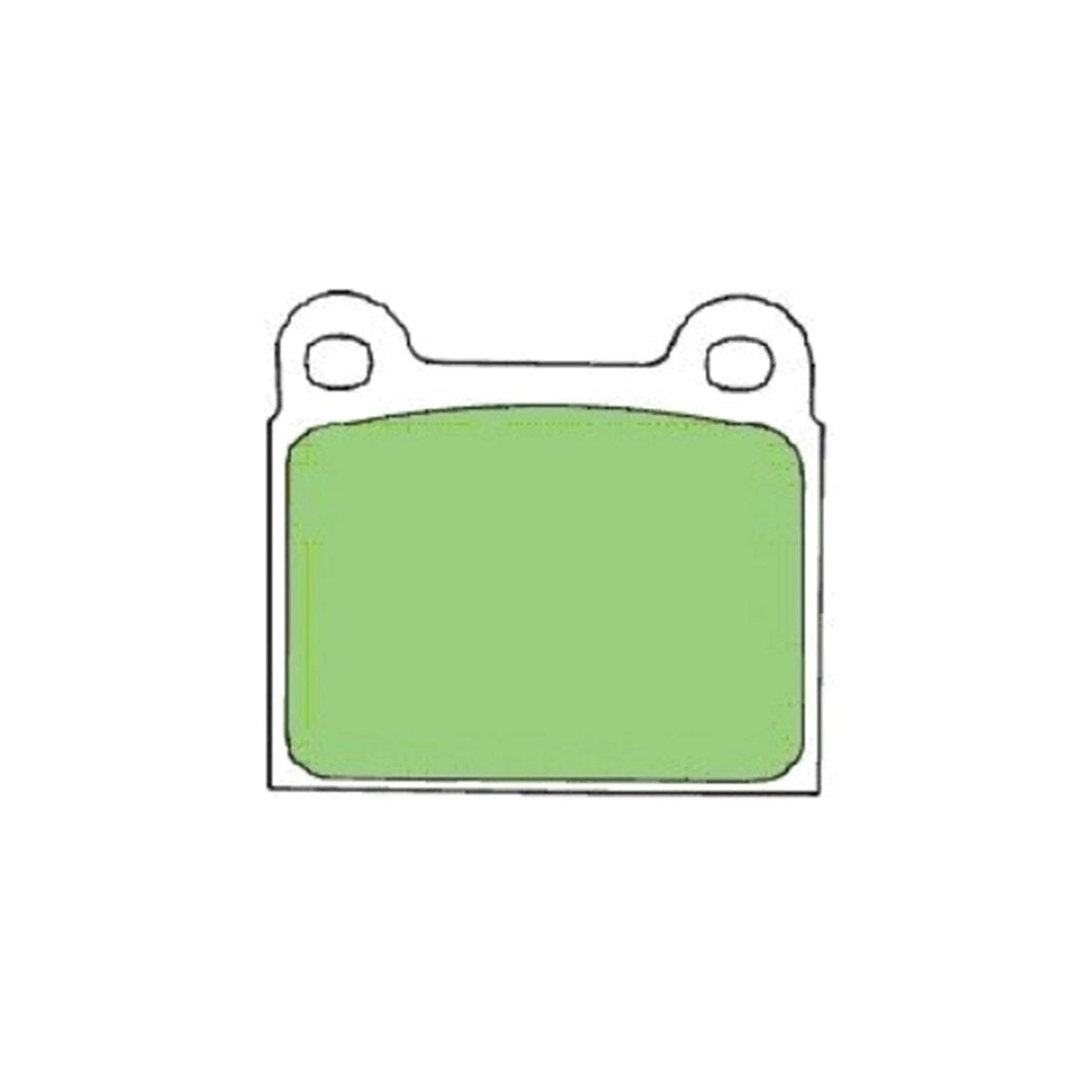 Rear Disc Brake Pads Set for Mercedes-Benz 280E (1972–1985)