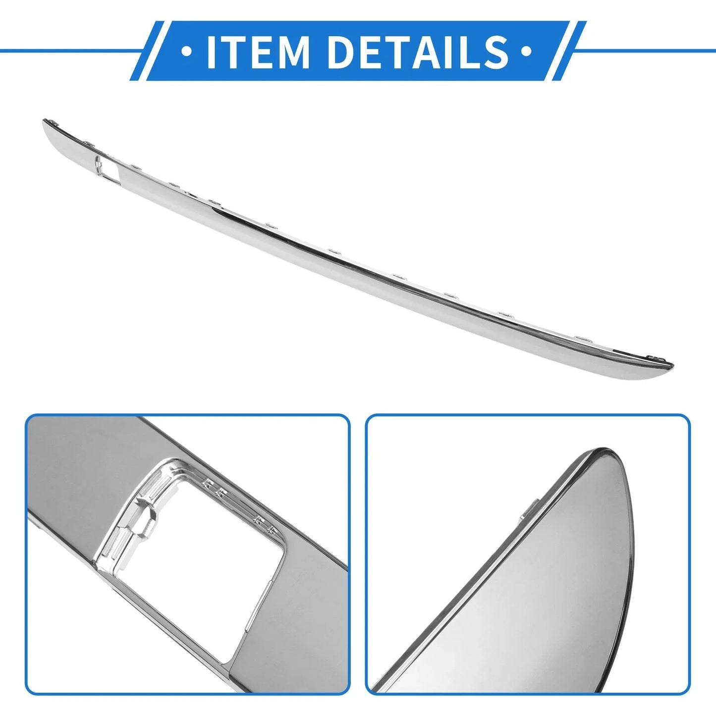 Rear Lower Center Bumper Grille Trim for Mercedes-Benz GLS450 4Matic (2016-2023)