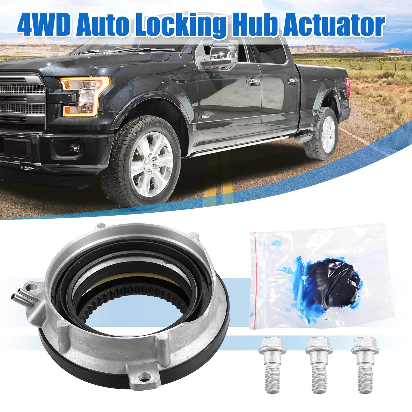 4X4 Auto Locking Hub Actuator for Ford F150, Expedition, Lincoln Navigator