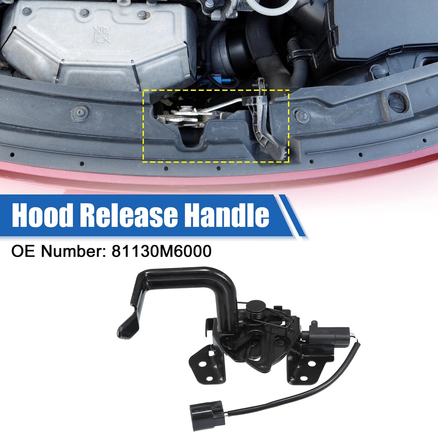 Hood Latch Assembly for Kia (2019–2021) No. 81130M6000