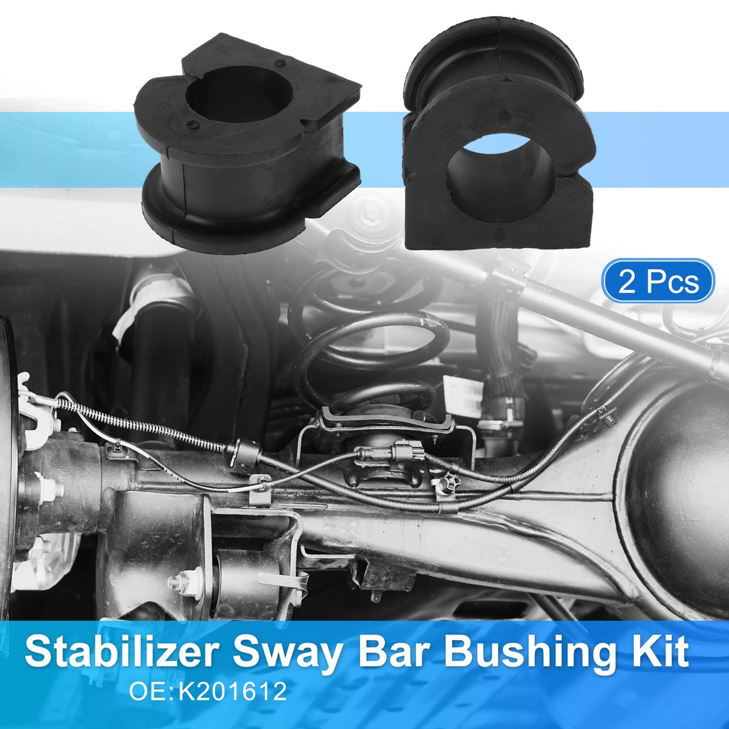 Stabilizer Sway Bar Bushing Kit No.K201612 for Chevrolet Silverado 1500 (2007–2019)