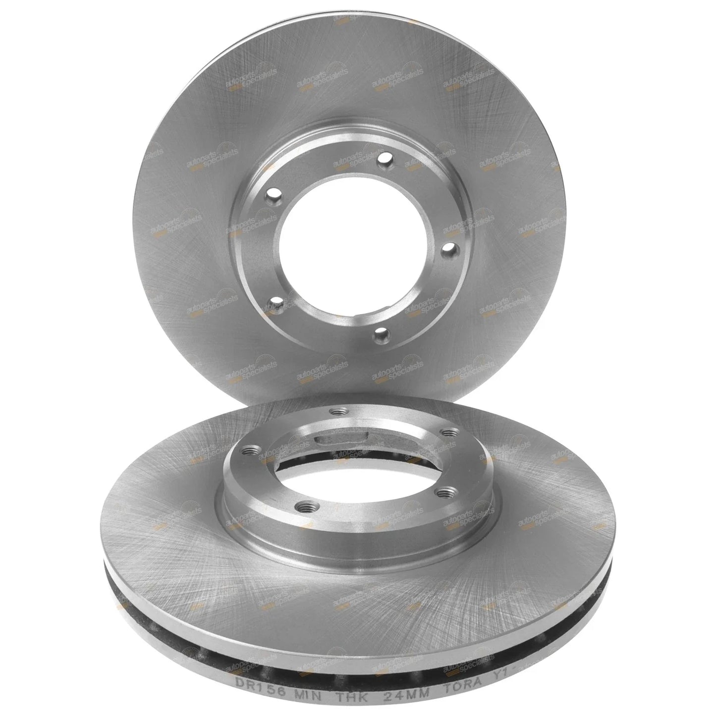 2 x Disc Brake Rotors for Toyota Dyna LH80 LY81 Truck (1985–1988)