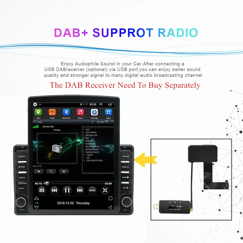 9.7'' Carplay Car Stereo GPS Navigation for 2004-2008 Ford F150