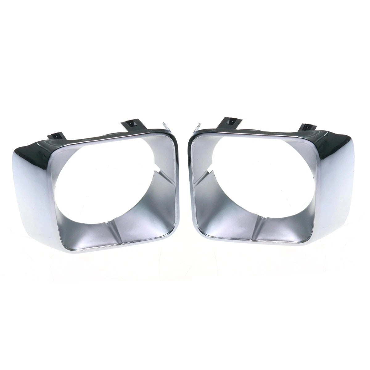 Chrome Headlight Door Bucket Set for Isuzu Faster Bedford KB Chevrolet LUV (1972–1980)