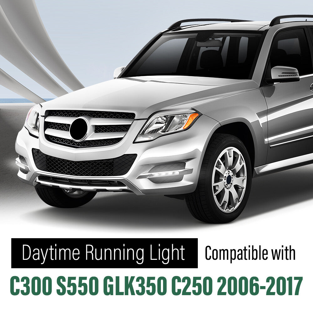 Pair Front Fog Lights for Mercedes-Benz S550 S600 S63 AMG
