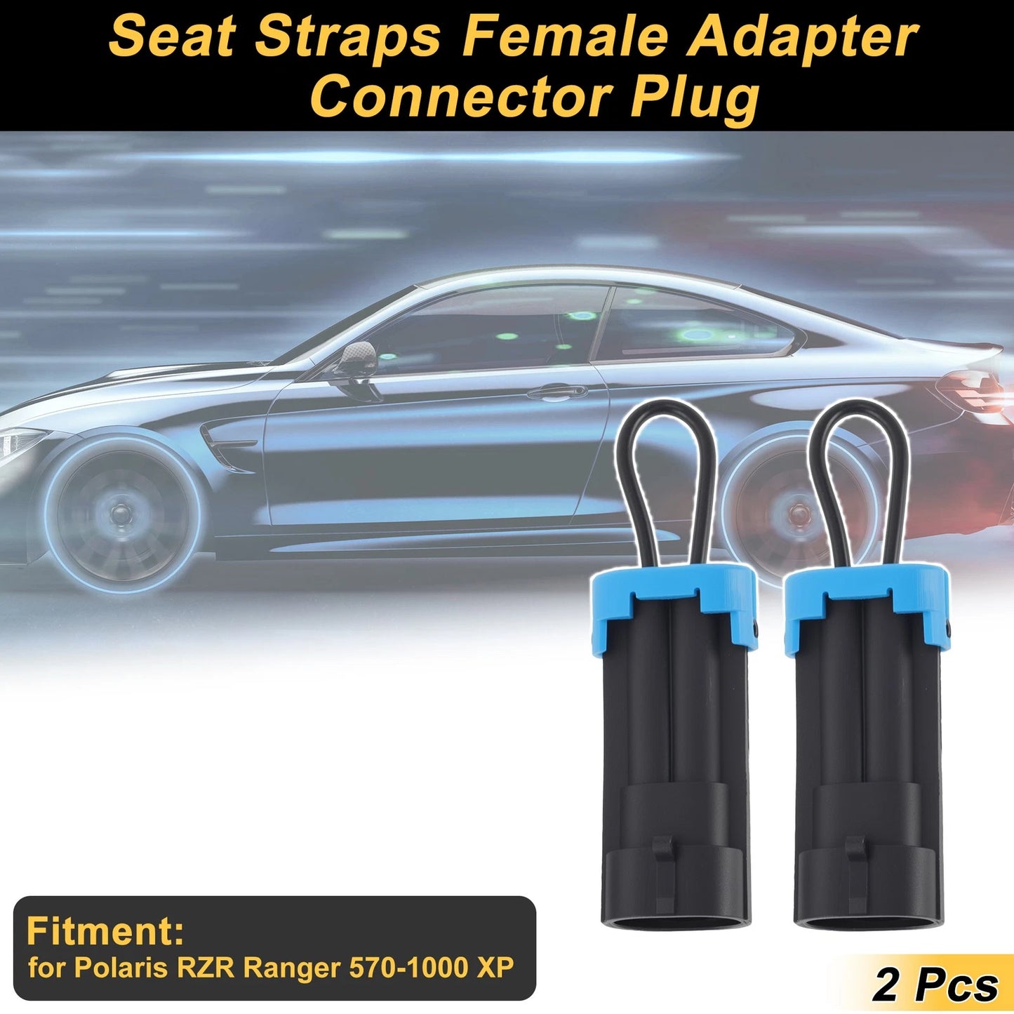 2X 2 Pin Seat Strap for Polaris RZR Ranger 570-1000 XP (2015–2023)