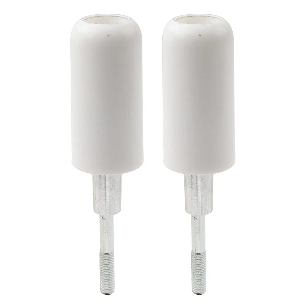 White Frame Sliders Anti Crash Protectors for Yamaha & Suzuki