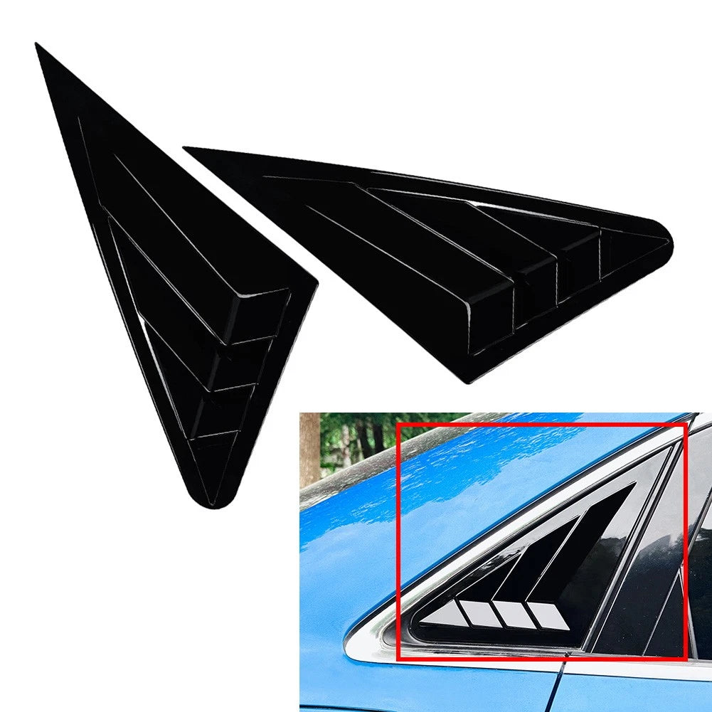 Fog Light Grille Cover Left Side Glossy Black for Audi A4 (2013–2016)