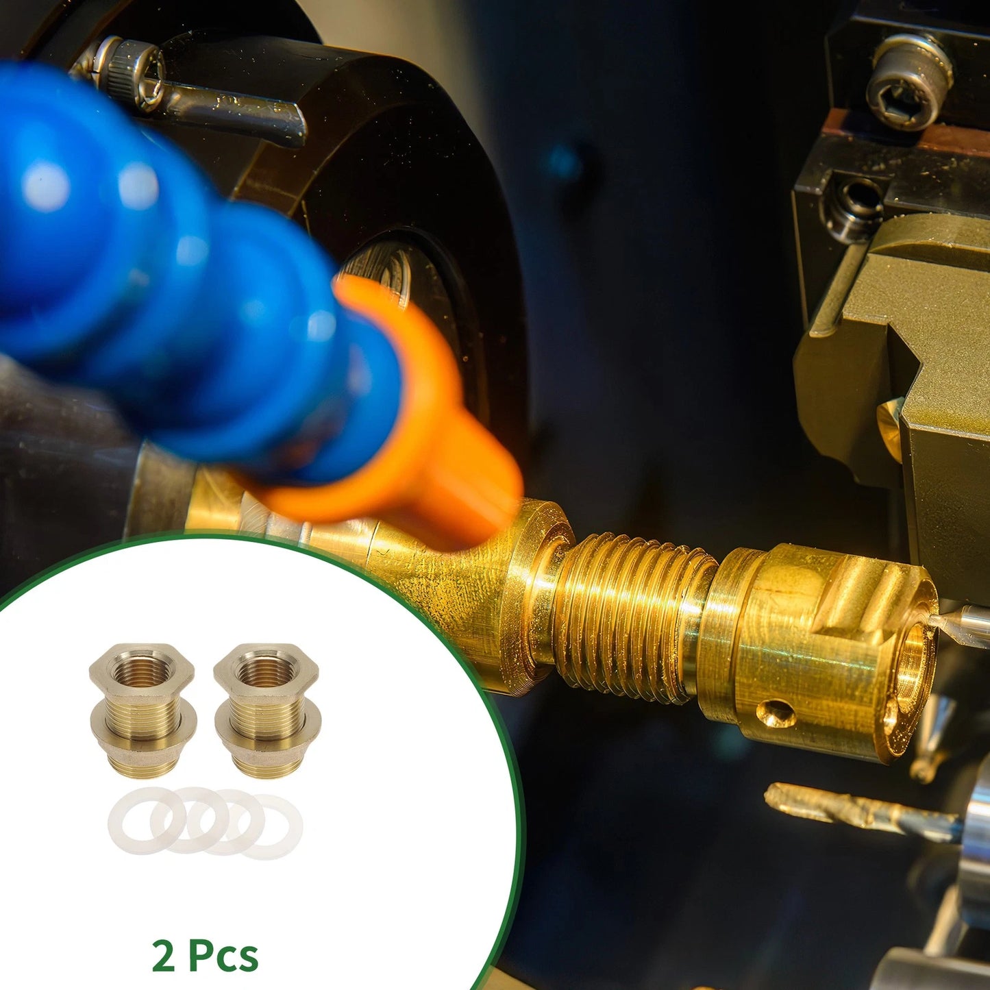 3/4" Male External Thread Connector Pipe Fittings with Thick Silicone Pad