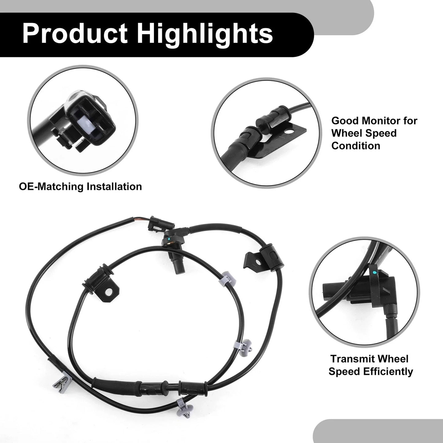 ABS Wheel Speed Sensor for Hyundai Tiburon (2005-2008)